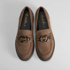 Online Mocasín plano marrón con estribo PICCOLA PIU Mujer Mocasines