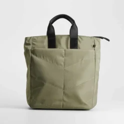 Outlet Mochila pespuntes kaki Bolsos Y Carteras