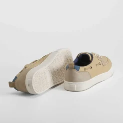 Clearance Náutico de lona juvenil beige Zapatos
