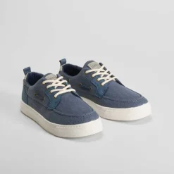 Outlet Náutico lona azul Zapatos