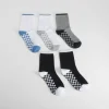 Clearance Pack 3 calcetines cuadros multicolor Calcetines