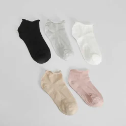 Discount Pack 5 calcetines tobilleros colores Calcetines