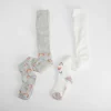 Outlet Pack 2 leotardos unicornio multicolor Calcetines