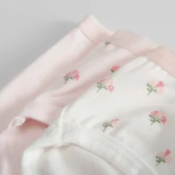 Discount Pack de tres braguitas de niña flores Ropa Y Téxtil