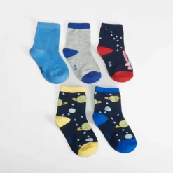 Discount Pack 3x calcetines estrellas niño Calcetines