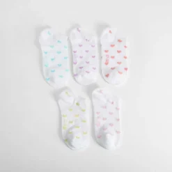New Pack 5x calcetines invisibles corazones niña Calcetines