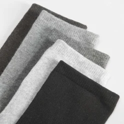 Best Pack 5x calcetines largos gris mujer Calcetines