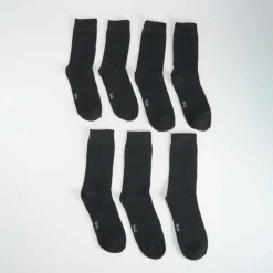 Sale Pack x7 calcetines media caña básico fino MKL Calcetines