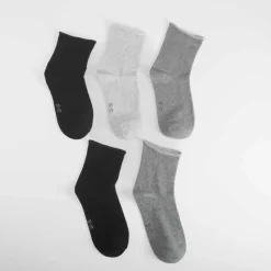 New Pack x5 calcetines media caña sin puño MKL Calcetines