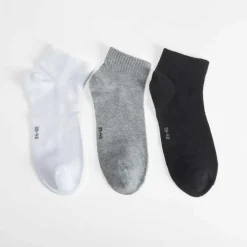 Online Pack 3x calcetines tobilleros básicos hombre Calcetines
