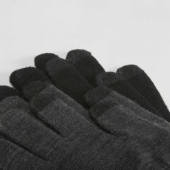 Clearance Pack x2 guantes negro Mujer Complementos Para Mujer