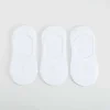 Outlet Pack x3 pikis básicos blancos MKL Calcetines