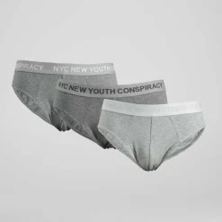 Clearance Pack x3 slips hombre multi gris Ropa Y Téxtil