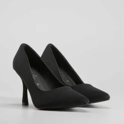 Best Salón negro en satén PICCOLA PIU Mujer Zapatos Tacón