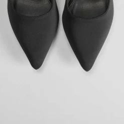 Best Salón negro en satén PICCOLA PIU Mujer Zapatos Tacón