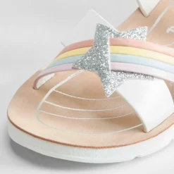 Hot Sandalia arco iris cruzada OH GIRL Sandalias