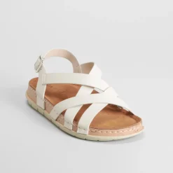 Discount Sandalia bio blanca Mujer Sandalias Bio Y Menorquinas