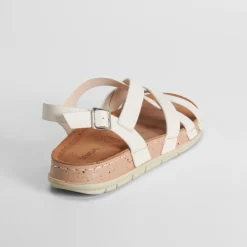 Discount Sandalia bio blanca Mujer Sandalias Bio Y Menorquinas