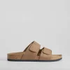 Sale Sandalia bio con velcro marrón Hombre Sandalias