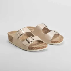 Outlet Sandalia bio doble hebilla Mujer Sandalias Confort|Sandalias Bio Y Menorquinas