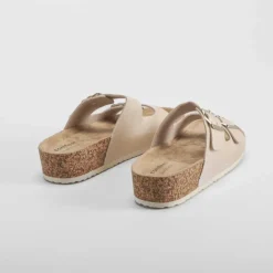 Outlet Sandalia bio doble hebilla Mujer Sandalias Confort|Sandalias Bio Y Menorquinas