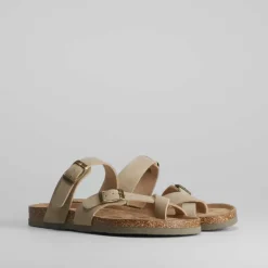 Discount Sandalia bio esclava doble hebilla Mujer Sandalias Bio Y Menorquinas