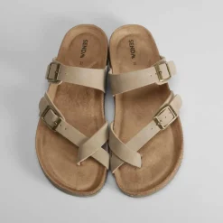 Discount Sandalia bio esclava doble hebilla Mujer Sandalias Bio Y Menorquinas