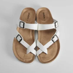 Online Sandalia bio esclava doble hebilla Mujer Sandalias Bio Y Menorquinas