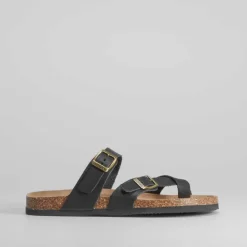 Hot Sandalia bio esclava doble hebilla Mujer Sandalias Bio Y Menorquinas