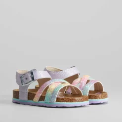 Best Sandalia bio glitter arcoíris OH GIRL Sandalias