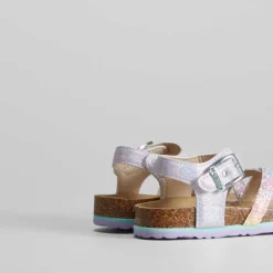 Best Sandalia bio glitter arcoíris OH GIRL Sandalias