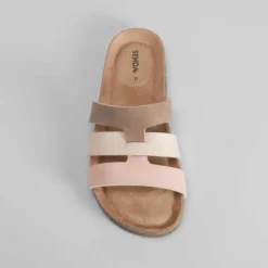 Hot Sandalia bio pala tricolor Mujer Sandalias Bio Y Menorquinas