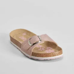 Best Sandalia bio pala y hebilla rosa OH GIRL Sandalias