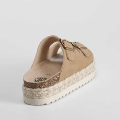 Discount Sandalia bio plataforma dos hebillas marrón Mujer Sandalias Bio Y Menorquinas