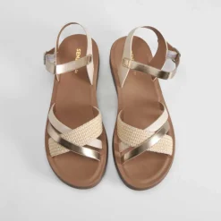 Best Sandalia bio tricolor blanca Mujer Sandalias Bio Y Menorquinas