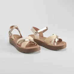 Best Sandalia bio tricolor blanca Mujer Sandalias Bio Y Menorquinas