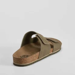 New Sandalia bio velcros kaki Hombre Sandalias