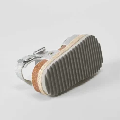 Online Sandalia bio yute plata Sandalias