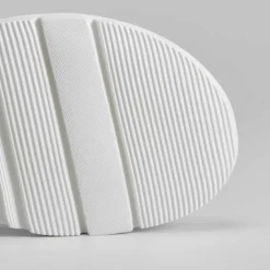 New Sandalia blanca tiras metalizada Sandalias