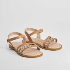 Sale Sandalia brillos plana trenzada OH GIRL Sandalias