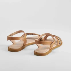 Sale Sandalia brillos plana trenzada OH GIRL Sandalias