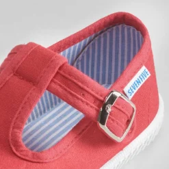 Clearance Sandalia cerrada lona Zapatillas Lona|Zapatillas Lona