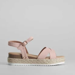 Best Sandalia con plataforma de yute OH GIRL Sandalias