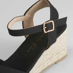 Clearance Sandalia cuña de esparto cruzada PICCOLA PIU Mujer Espartos|Sandalias Cuña