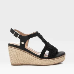 Outlet Sandalia cuña yute alta Mujer Espartos