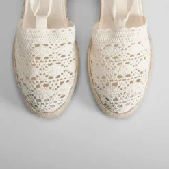 Online Sandalia de esparto en macramé Mujer Espartos