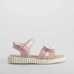 Discount Sandalia de pala con flores rosa COMFEET Sandalias