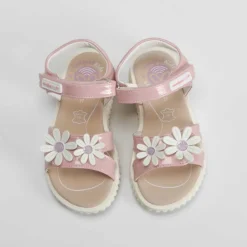 Discount Sandalia de pala con flores rosa COMFEET Sandalias