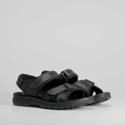 New Sandalia de piel velcros de Hombre Sandalias