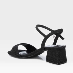 Outlet Sandalia de tacón cuadrado fiesta Mujer Sandalias Tacón